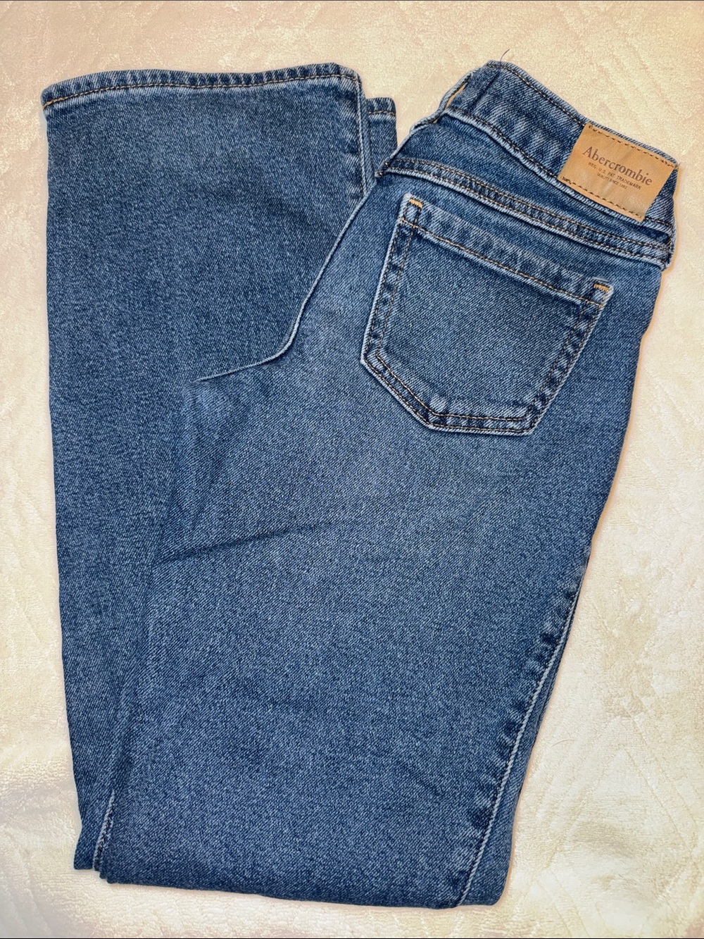 Abercrombie kids Mid-Blue Straight Leg Jeans